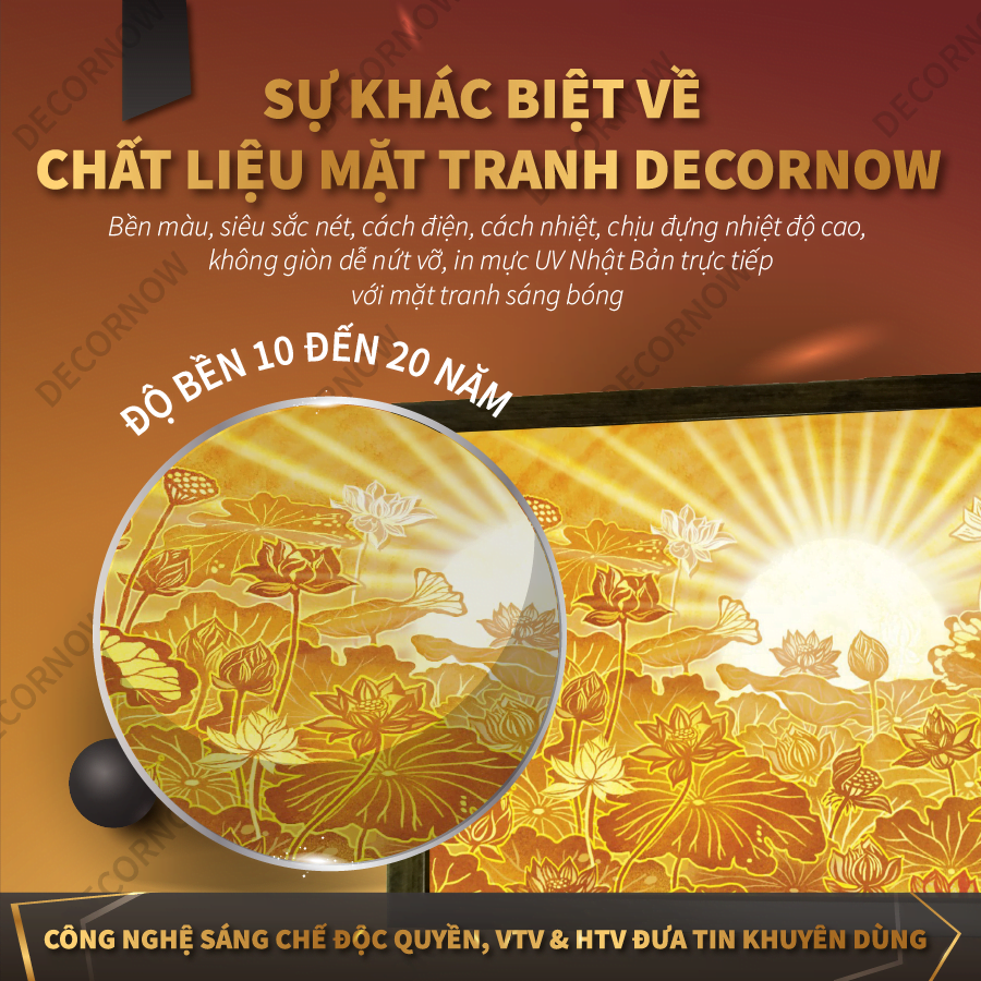 Tranh Phật A Di Đà: Gắn kết tâm linh trong cuộc sống hiện đại. 6 chất liệu mặt tranh DecorNow