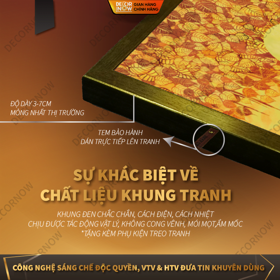 Top 5 Mẫu Tranh Trúc Chỉ Bồ Đề Bán Chạy Nhất 2023 9 Sự khác biệt về chất liệu khung tranh.