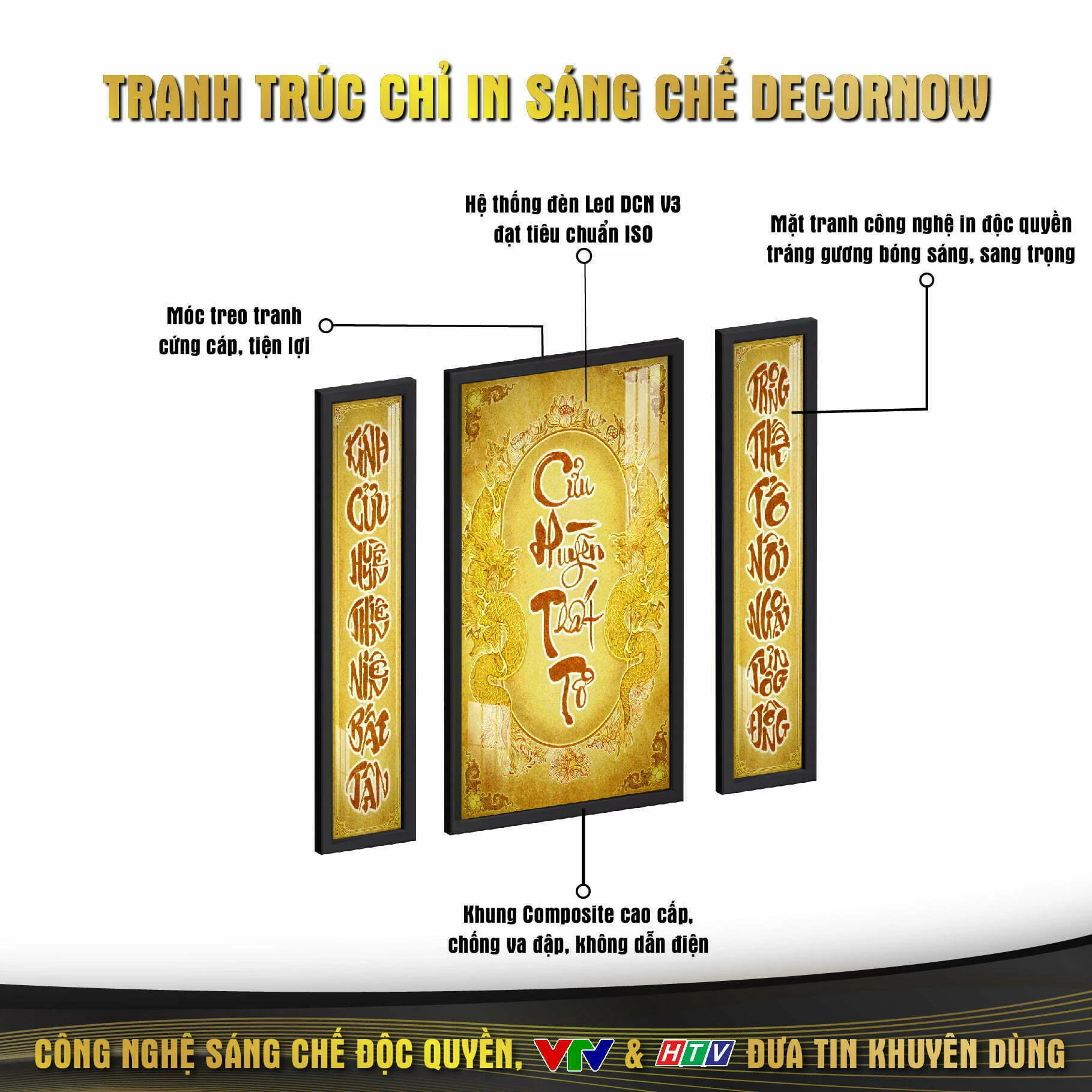 Liễn Thờ Cửu Huyền Thất Tổ In Trúc Chỉ DecorNow TC431 6 Chat luong khung tranh 01 3
