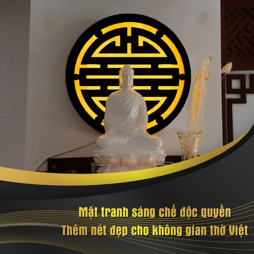 Tranh Đèn Hào Quang CNC Họa Tiết DECORNOW DCN-TCC5 3 Điểm ưu việt của dòng Tranh Đèn Hào Quang CNC tại DecorNow