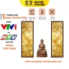 Tranh Trúc Chỉ In Đối Họa Tiết Hoa Sen Mai Trời DECORNOW DCN-TC319