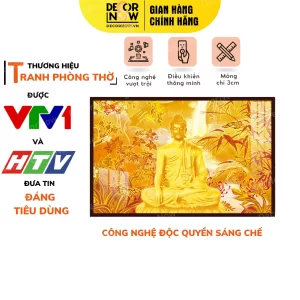 Tranh Trúc Chỉ In Ngang Họa Tiết Thác Nước Trúc DECORNOW DCN-TC96