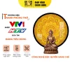 Tranh Trúc Chỉ In Tròn Họa Tiết Mandala DECORNOW DCN-TC25