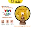 Tranh Trúc Chỉ In Tròn Mandala Họa Tiết Chữ Vạn DECORNOW DCN-TC51