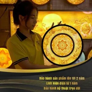 den tran tranh truc chi in hoa sen mandala bao hanh decornow