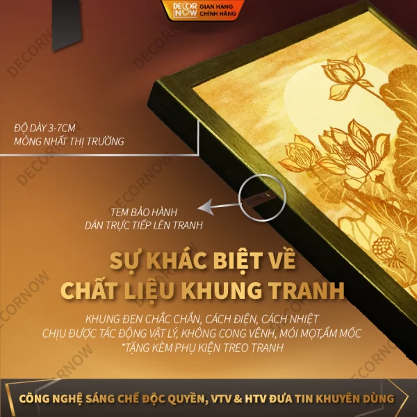 khung tranh đứng