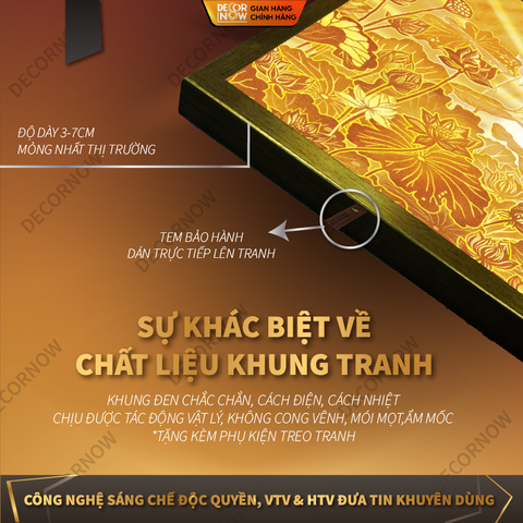 Chất liệu khung tranh DecorNow