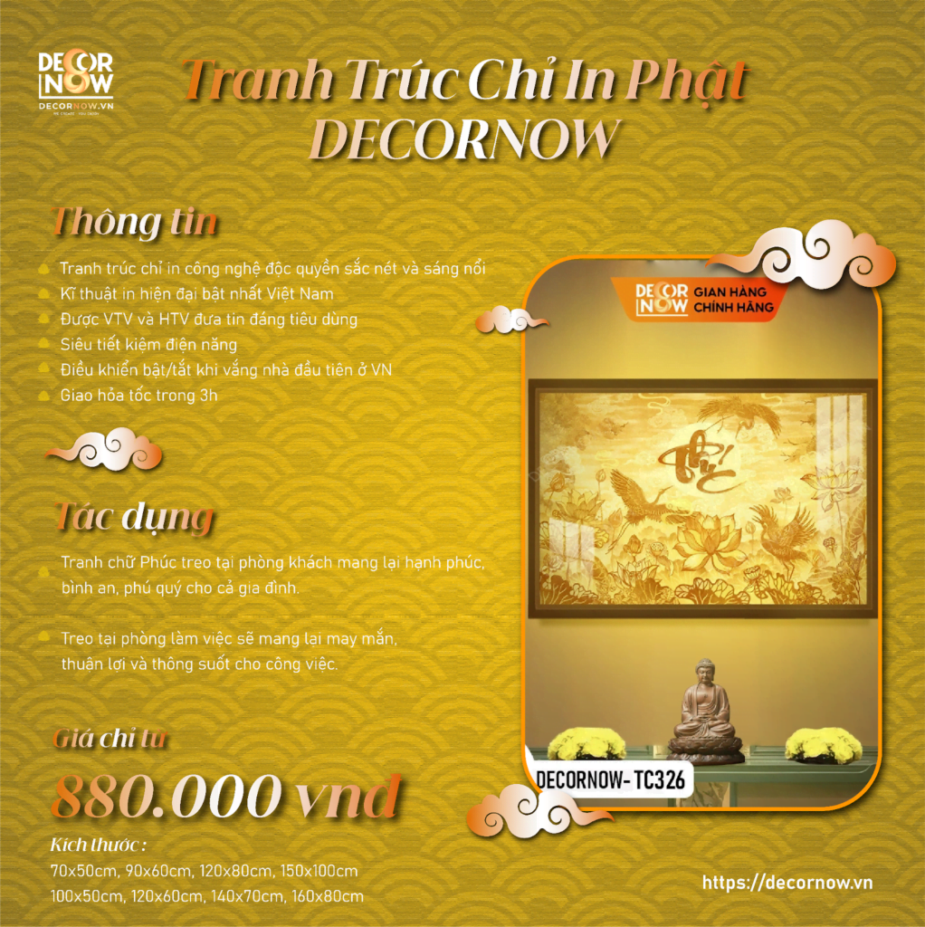 Thỉnh tranh chữ “Phúc” DecorNow