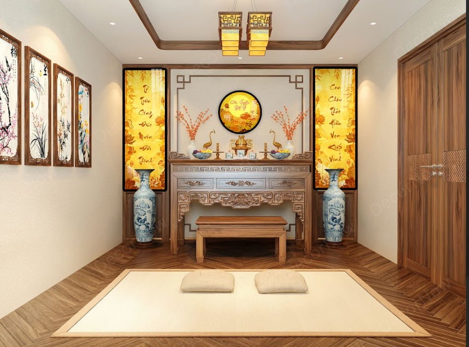 Top 5 Mẫu Tranh Trúc Chỉ Phòng Thờ Đáng Mua Nhất Trong 2023. 3 Combo tranh trúc chỉ phòng thờ gia tiên