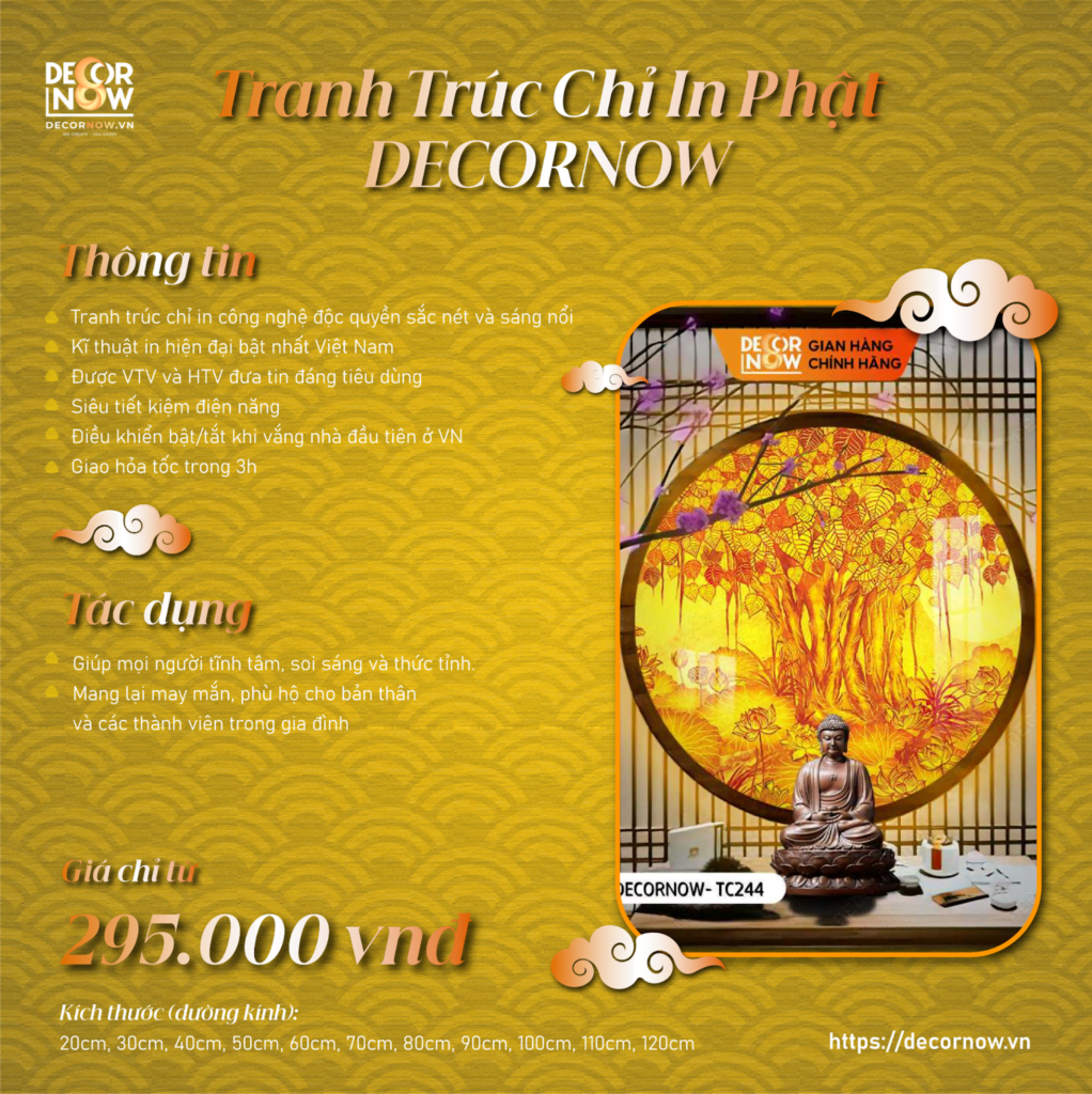 Tranh trúc chỉ in DecorNow