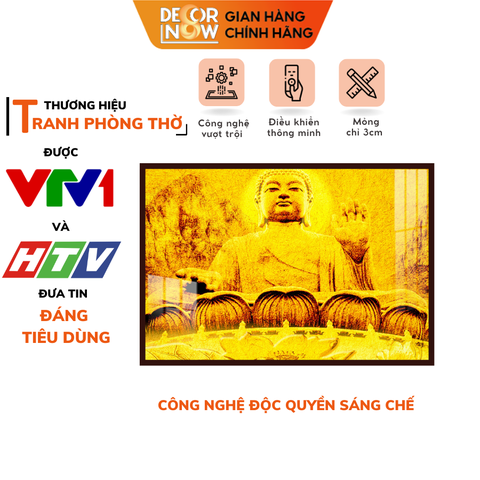 Tranh Phật A Di Đà: Gắn kết tâm linh trong cuộc sống hiện đại. 5 Công nghệ độc quyền sáng chế của DecorNow