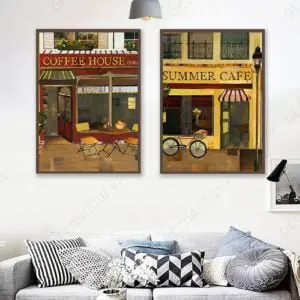 Tranh Treo Tường Canvas Phố Cổ  - DECORNOW T57