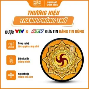 Tổng quan về tranh trúc chỉ tròn chữ Vạn họa tiết Mandala TC222