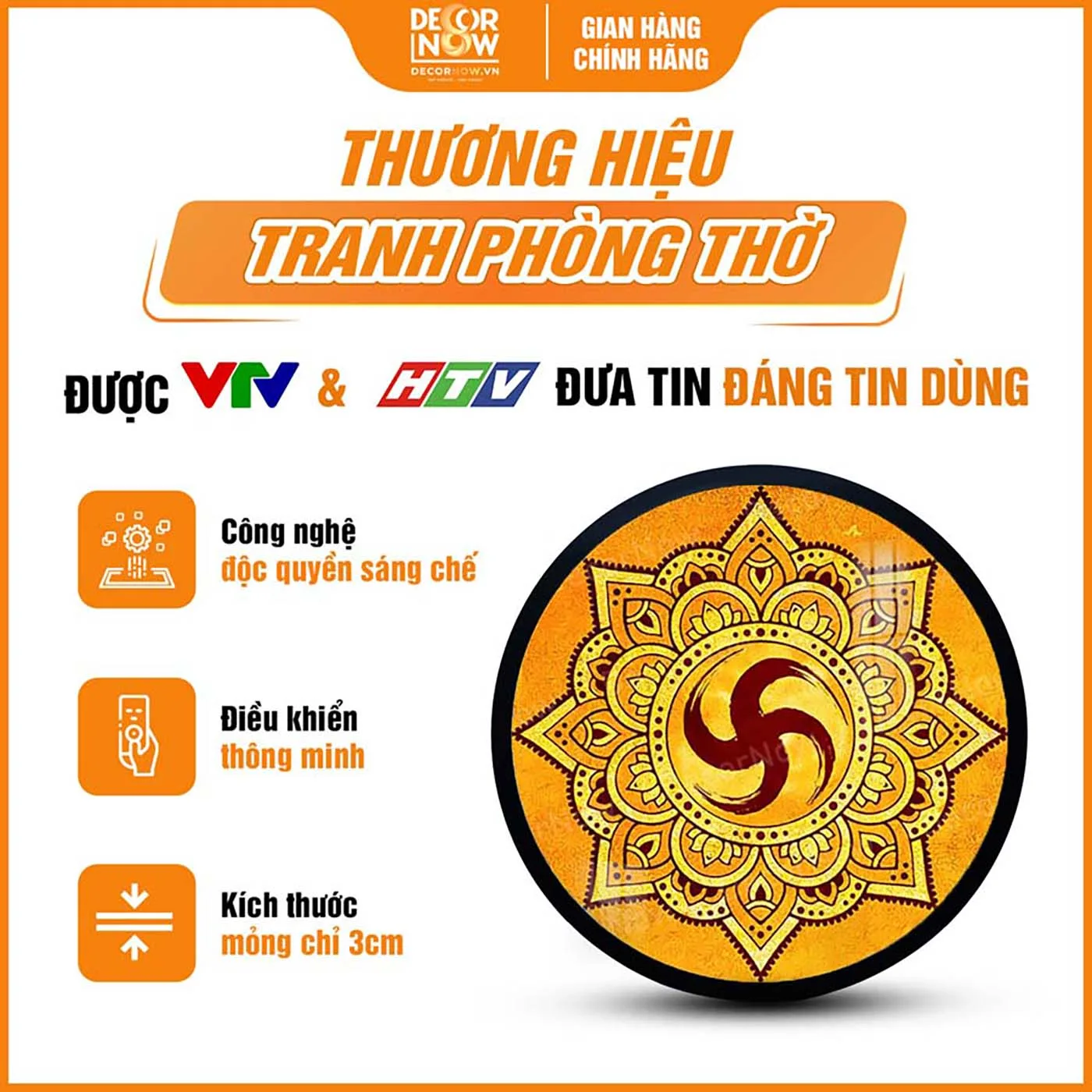 Tổng quan về tranh trúc chỉ tròn chữ Vạn họa tiết Mandala TC222