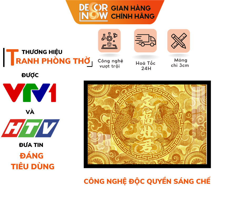 Ý nghĩa chữ Vạn của Phật là gì? Biểu tượng linh thiêng trong Phật Giáo 9 Decornow là thương hiệu được VTV, HTV phỏng vấn đưa tin là đơn vị đáng tin dùng