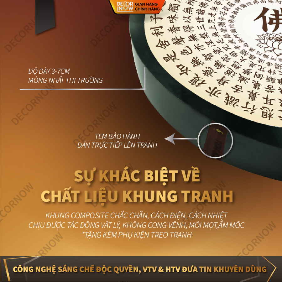 Tranh Bát Nhã Tâm Kinh Là Gì? Top 10 Tranh Bát Nhã Tâm Kinh 2023 16 Sự khác biệt về chất liệu khung tranh