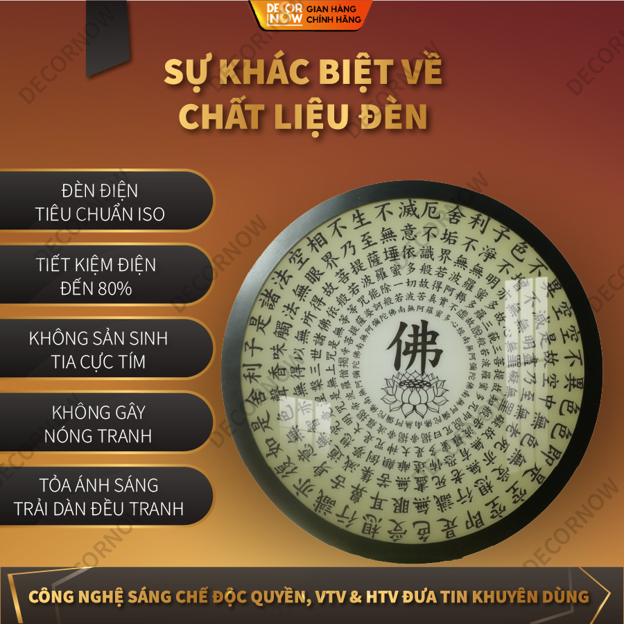 Tranh Bát Nhã Tâm Kinh Là Gì? Top 10 Tranh Bát Nhã Tâm Kinh 2023 17 Sự khác biệt về chất liệu đèn