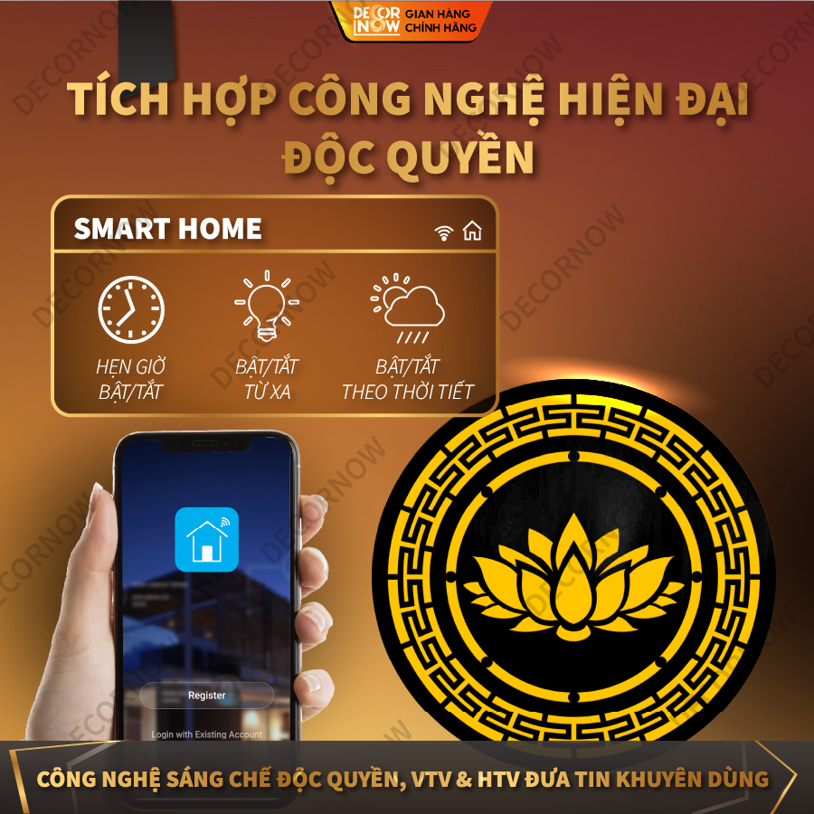 Top 10 Tranh Hào Quang CNC Bán Chạy Nhất Decornow 19 Tích hợp công nghệ hiện đại độc quyền