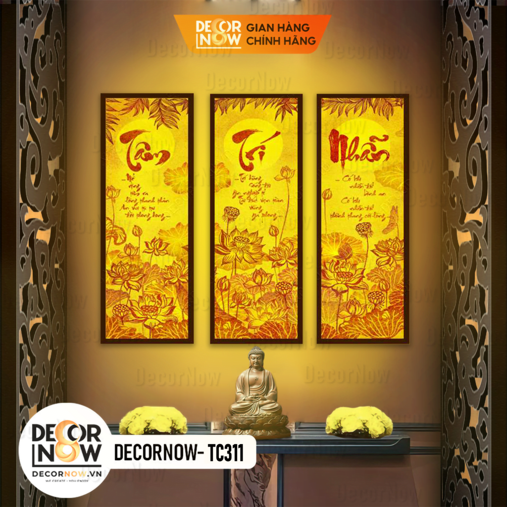 Top 10 Bộ Tranh Trúc Chỉ Đối Được Nhiều Gia Đình Yêu Thích Nhất 2023 7 Bộ Tranh Trúc Chỉ Đối In Chữ Thư Pháp DECORNOW DCN TC311