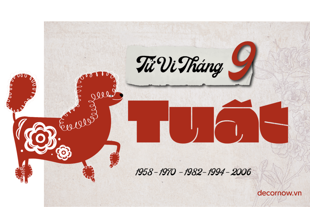 Tuổi Tuất - Tử Vi Tháng 9/2023