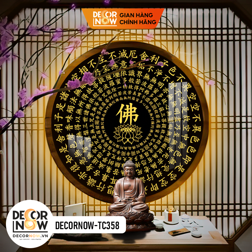 Tranh Bát Nhã Tâm Kinh Là Gì? Top 10 Tranh Bát Nhã Tâm Kinh 2023 2 DECORNOW DCN TC358