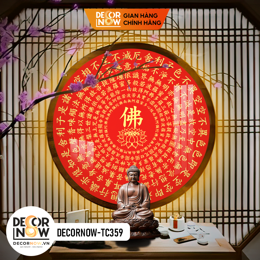 Tranh Bát Nhã Tâm Kinh Là Gì? Top 10 Tranh Bát Nhã Tâm Kinh 2023 3 DECORNOW DCN TC359