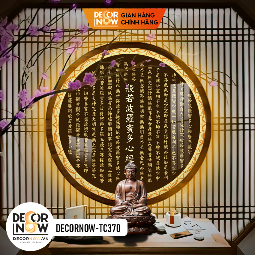 Tranh Bát Nhã Tâm Kinh Là Gì? Top 10 Tranh Bát Nhã Tâm Kinh 2023 5 DECORNOW DCN TC370
