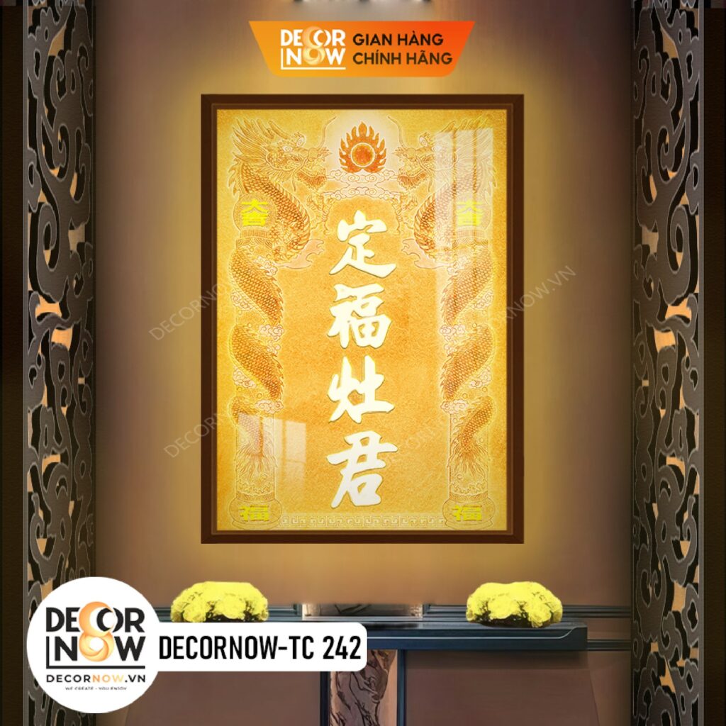 Tổng Hợp Những Mẫu Bài Vị Thờ Đẹp Cao Cấp Nhất 2023 7 Bài Vị Ông Táo DECORNOW DCN TC242