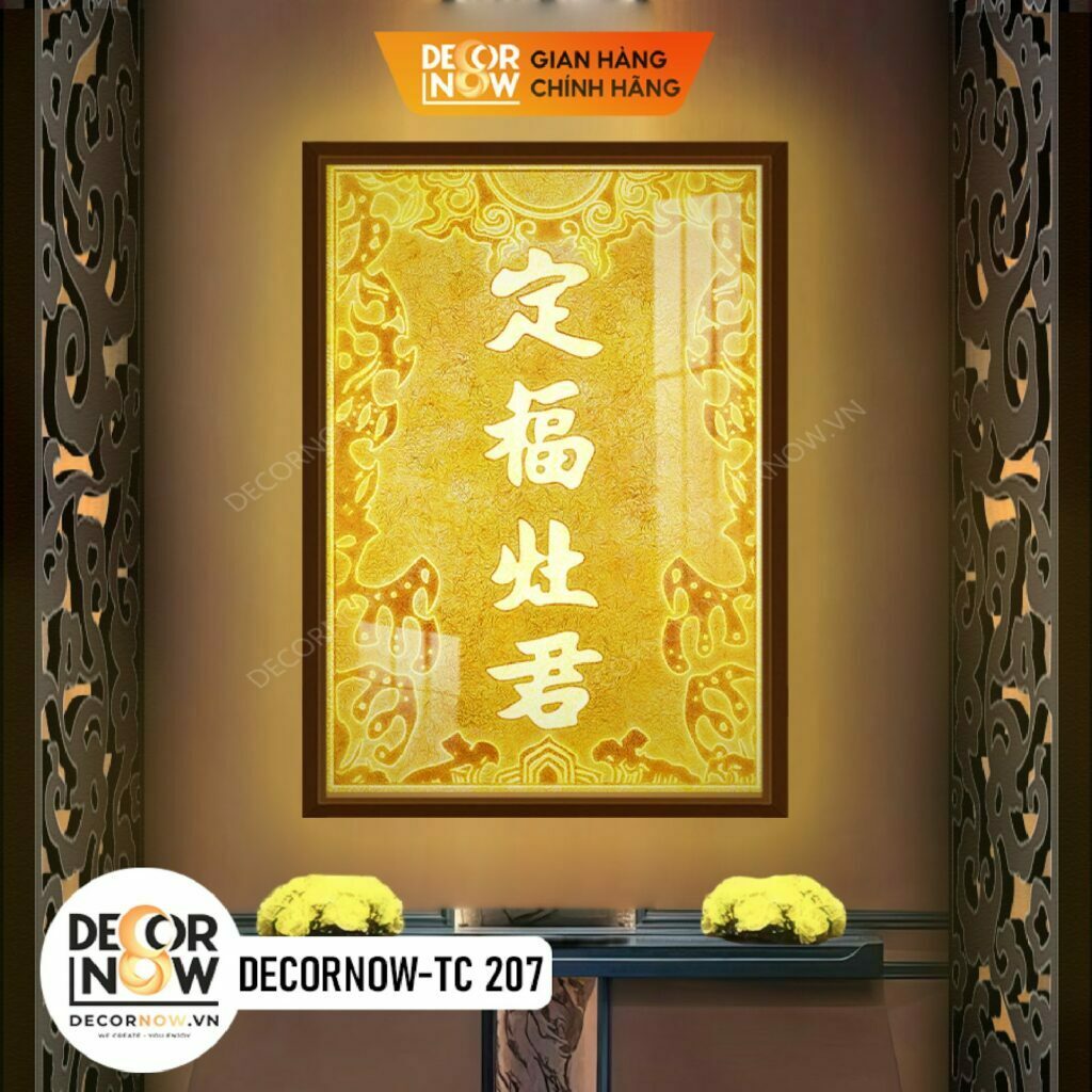 Tổng Hợp Những Mẫu Bài Vị Thờ Đẹp Cao Cấp Nhất 2023 8 Bài Vị Ông Táo DECORNOW DCN TC207