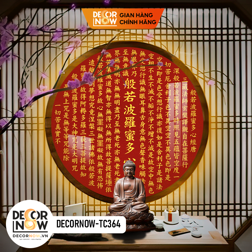 Tranh Bát Nhã Tâm Kinh Là Gì? Top 10 Tranh Bát Nhã Tâm Kinh 2023 9 DECORNOW DCN TC364