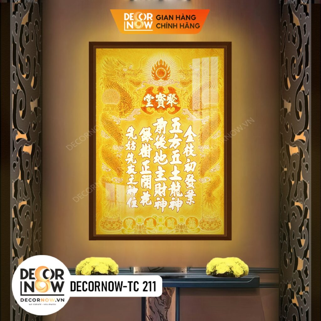 Tổng Hợp Những Mẫu Bài Vị Thờ Đẹp Cao Cấp Nhất 2023 12 Bài Vị Thần Tài Thổ Địa DECORNOW DCN TC211