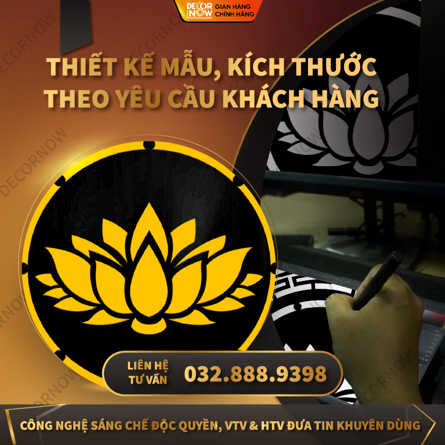 Top 10 Tranh Hào Quang CNC Bán Chạy Nhất Decornow 15 Thiết kế, in ấn theo yêu cầu