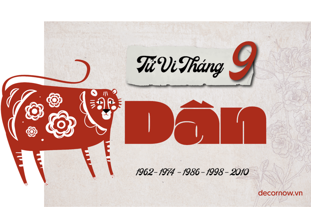 Tuổi Dần - Tử Vi Tháng 9/2023 