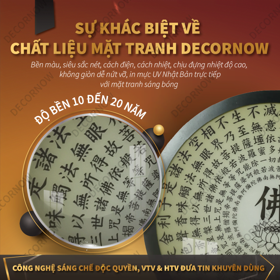 4 mẫu đèn hào quang Bát Nhã Tâm Kinh hợp mệnh thu hút tài lộc và may mắn 13 Công nghệ sáng chế độc quyền