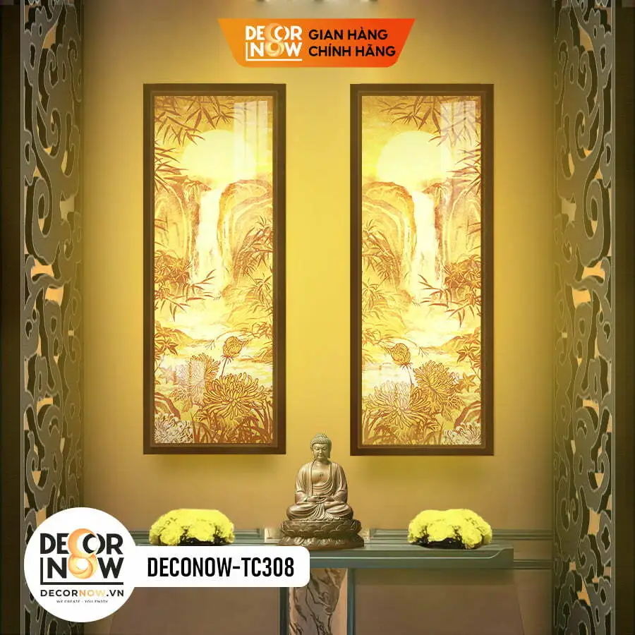10 Mẫu Tranh Trúc Chỉ Cho Người Tuổi Dần 3 Tranh Trúc Chỉ Cho Người Tuổi Dần - Sơn Thủy Hữu Tình - TC308