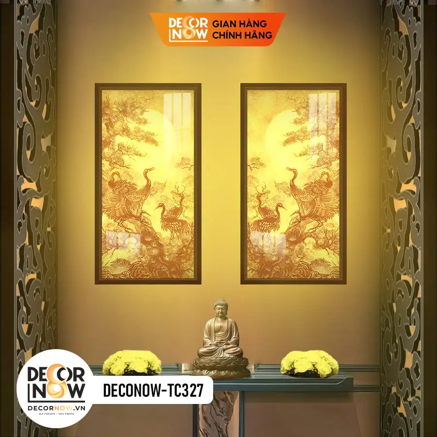 10 Mẫu Tranh Trúc Chỉ Cho Người Tuổi Dần 7 Tranh Trúc Chỉ Cho Người Tuổi Dần-Tranh Khổng Tước - TC327