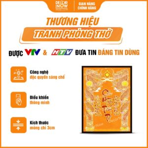 Tổng quan bài vị Cửu Huyền Thất Tổ câu đối chữ Việt DecorNow TC432