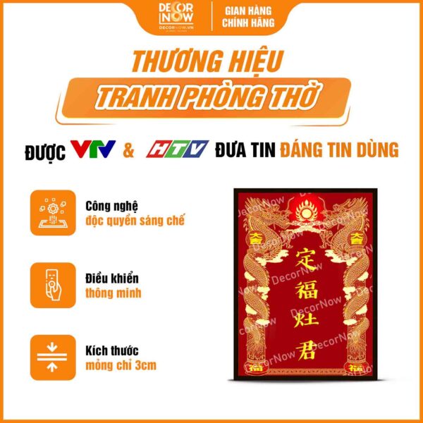 Giới thiệu chung về bài vị Táo Quân ông Công ông Táo chữ Hán Nôm DecorNow TC436