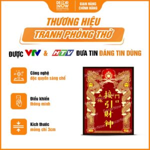 Giới thiệu chung về bài vị Thần Tài Thổ Địa Thổ Công chữ Hán DecorNow TC437