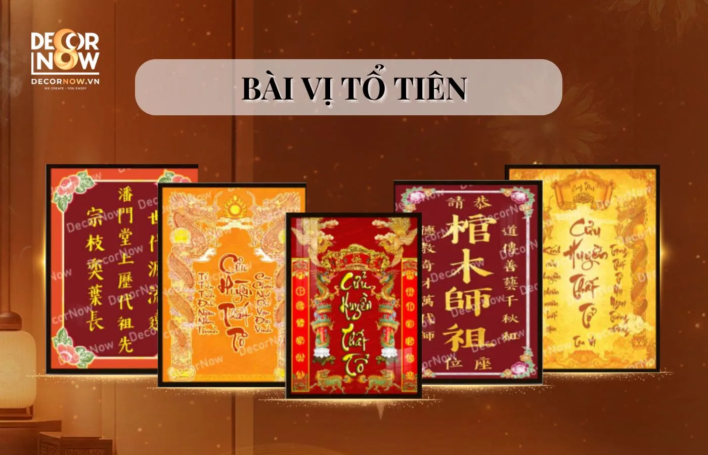 Mẫu bài vị tổ tiên 