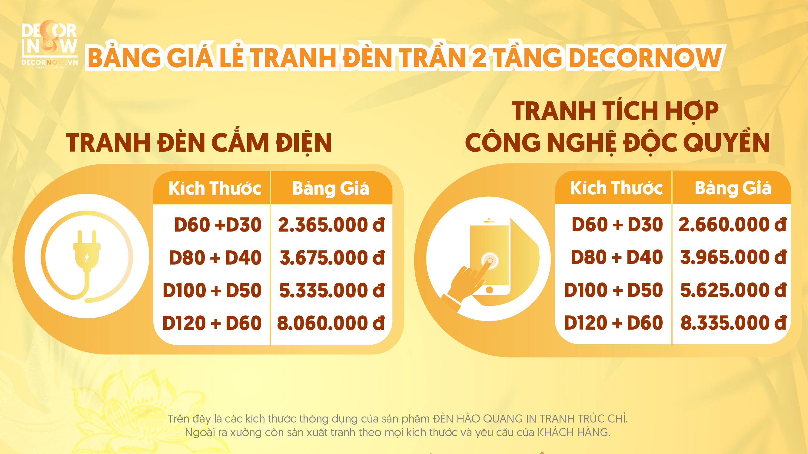 Bảng giá tranh trúc chỉ giá rẻ tranh đèn trần 2 tầng