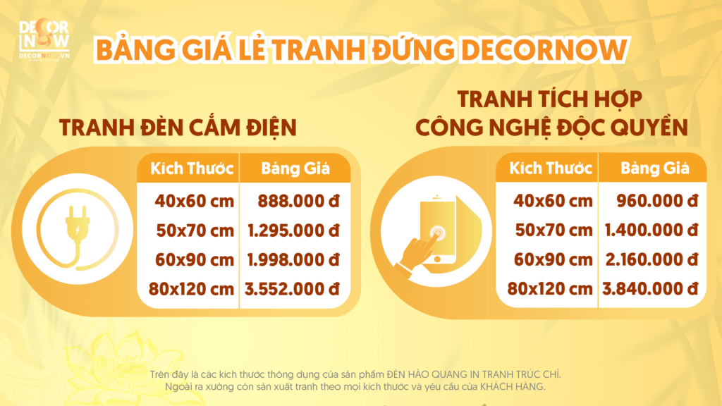 giá tranh chữ phúc treo bàn thờ