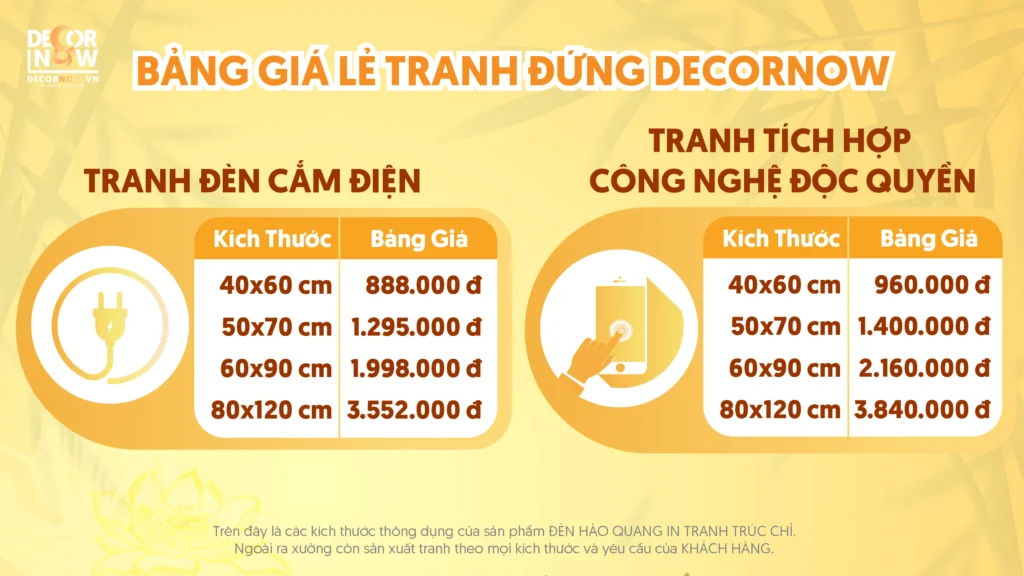 giá tranh chữ phúc treo bàn thờ