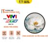 Tranh Đèn Hiện Đại In Ngang Họa Tiết Hoa Sen Trắng DECORNOW DCN-HD32