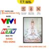 Tranh Đèn Hiện Đại In Đứng Mẫu Quan Âm Cầm Sách Và Vòng DECORNOW DCN-HD88