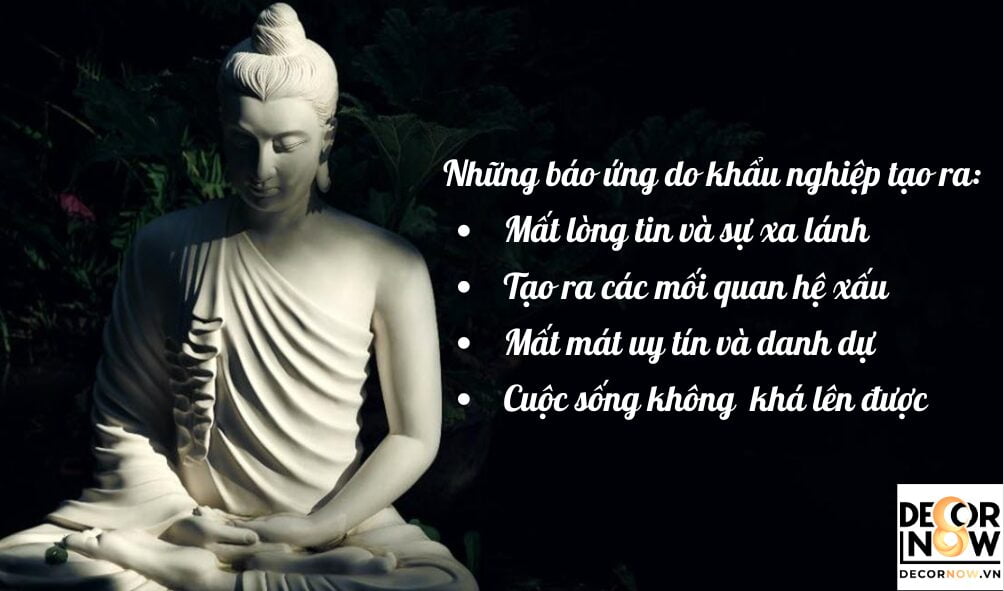 Những báo ứng do khẩu nghiệp tạo ra