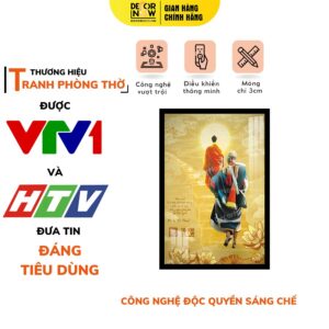 Tranh Trúc Chỉ In Đứng Thầy Minh Tuệ DECORNOW DCN-TC559