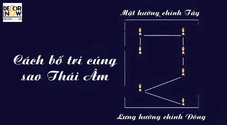 Cách bố trúng cúng sao Thái Âm