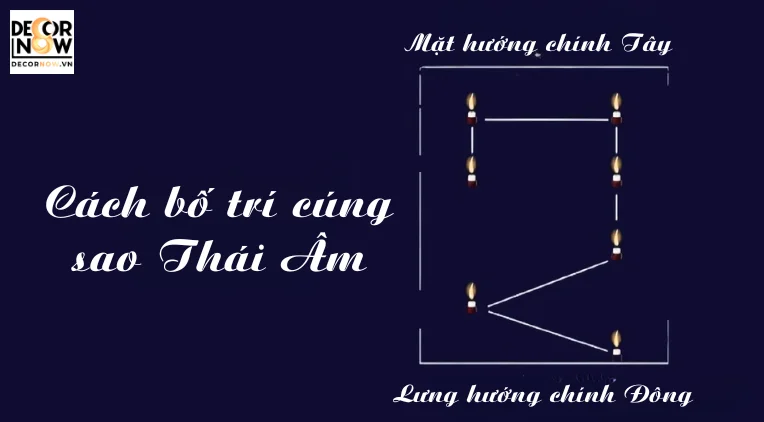 Cách bố trúng cúng sao Thái Âm