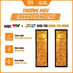 Tranh Trúc Chỉ In Đối Bộ Đối Đức Sinh Thành Muôn Thuở Nào Quên DecorNow TC500 9 Giới thiệu chung tranh trúc chỉ bộ đối Đức Sinh Thành Muôn Thuở Nào Quên DecorNow TC500